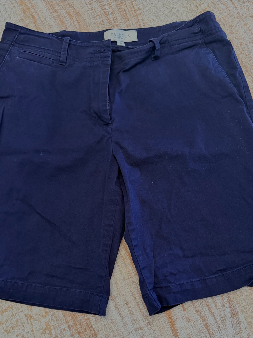Talbots Dark Navy Women's Chino Shorts